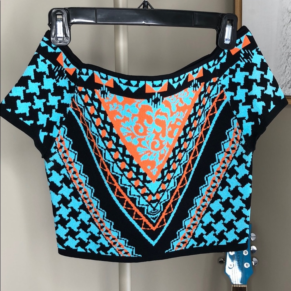 Aztec Patterned Two Piece skirt set